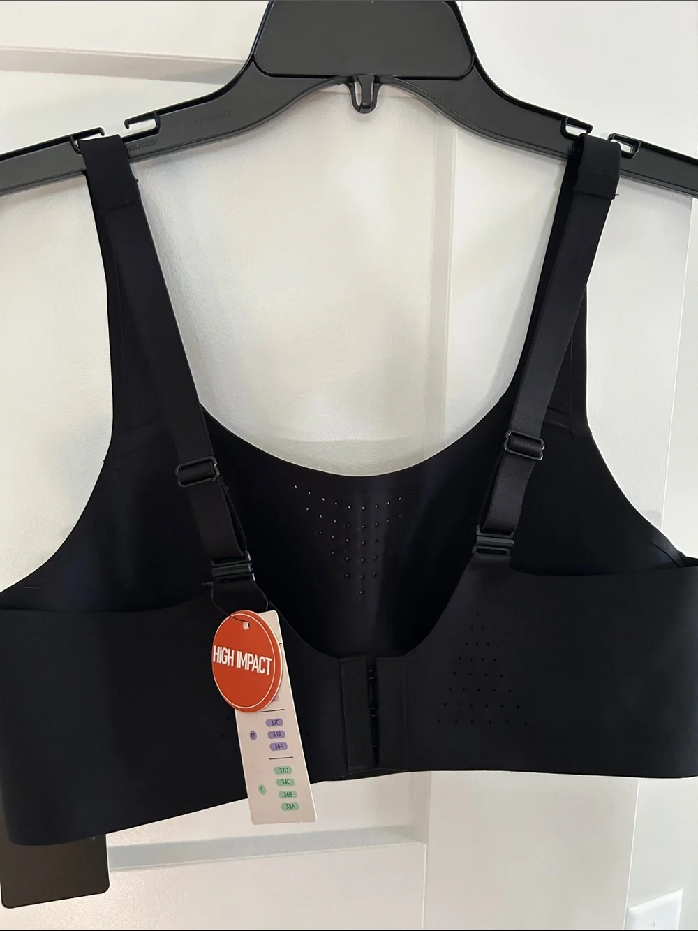 Move Theology Teresa Bra, size Large, black, NWT